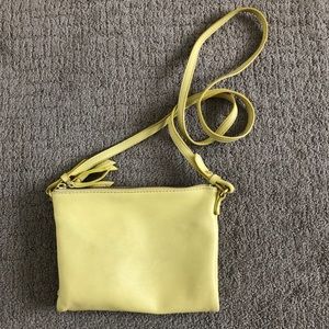 Yellow crossbody bag
